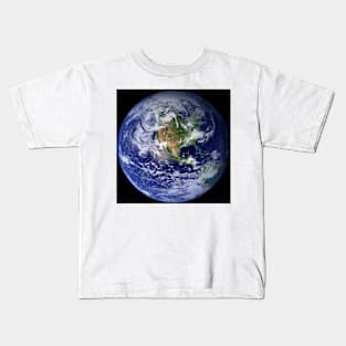 Blue Marble image of Earth (2010) (C004/7532) Kids T-Shirt